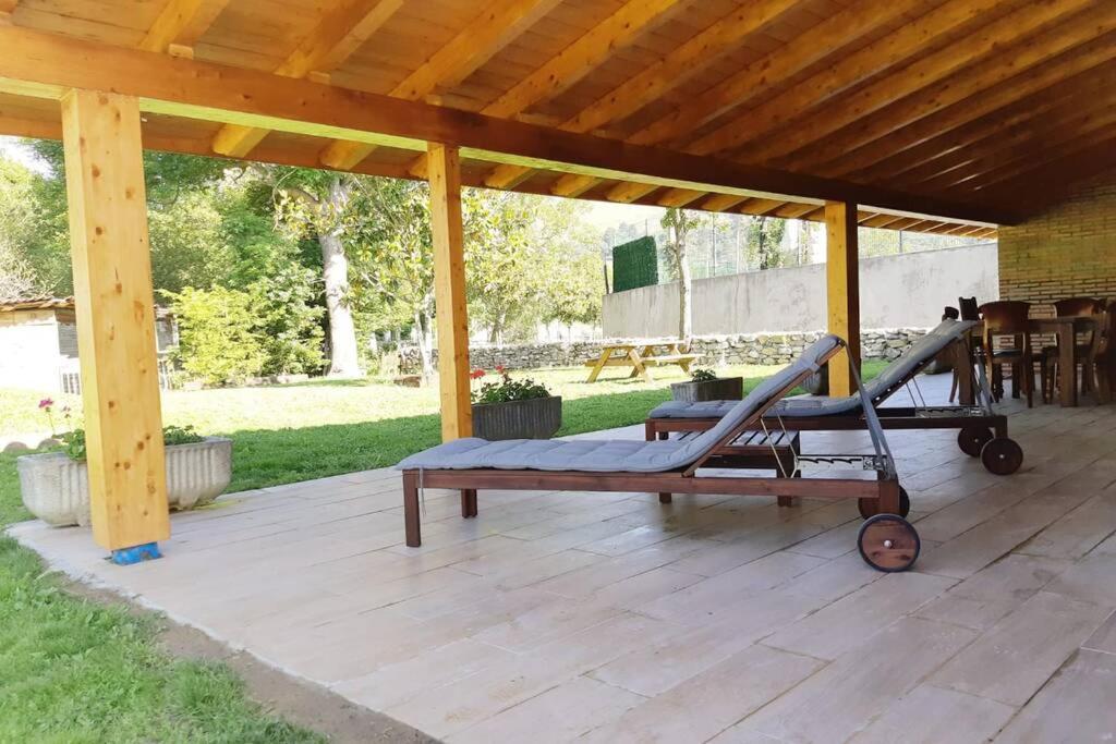 La Granjita Del Rio Villa Nava de Ordunte Kültér fotó